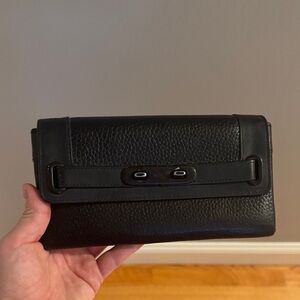 Elegant Black Leather Men's Wallet